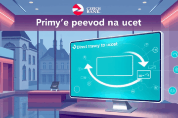Ilustrace přímého převodu peněz na bankovní účet