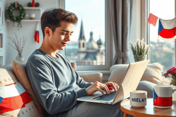 Ilustrace představující snadný přístup ke službám online
