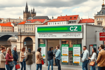 Ilustrace Home Credit CZ a jeho nabídky flexibilních půjček.