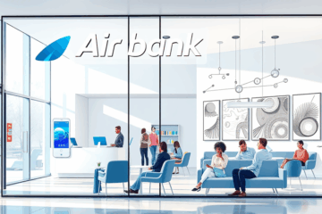 Obrázek znázorňující rychlé a jednoduché půjčky od Air Bank