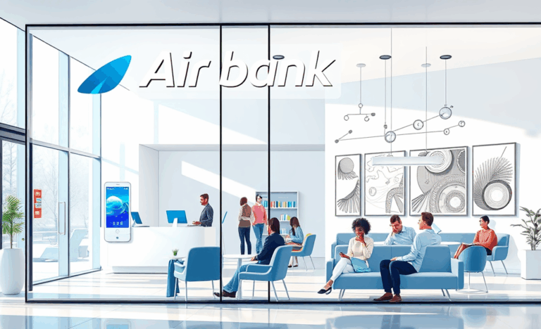 Obrázek znázorňující rychlé a jednoduché půjčky od Air Bank