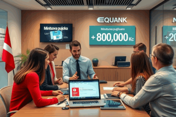Obrázek zobrazující nabídky osobních úvěrů od Equa Bank.