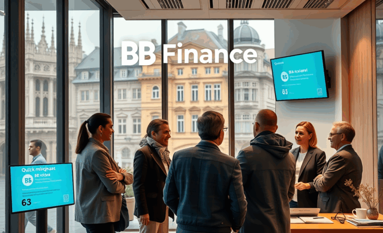 Úvěrová služba BB Finance v České republice zaměřená na online mikropůjčky.