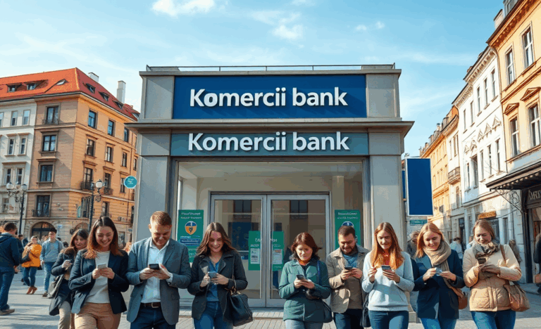Komerční banka nabízí rychlý a bezpečný úvěr online.